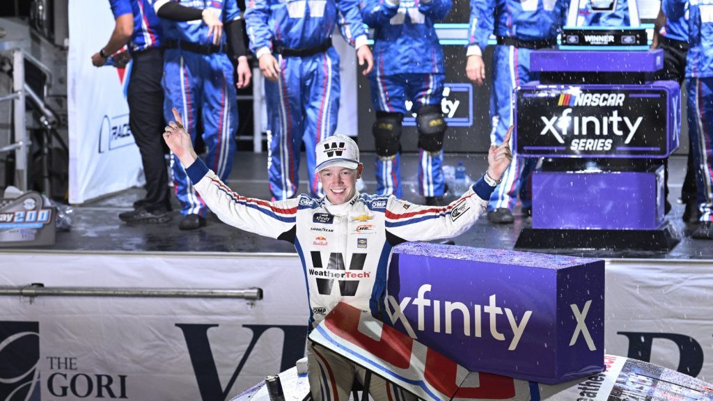 Watch: Denny Hamlin Boldly Predicts Connor Zilisch Won’t Be the 2025 Xfinity Champion