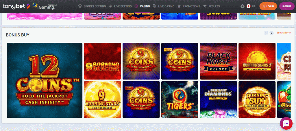 TonyBet Casino Review Canada: Welcome Bonus up to 00