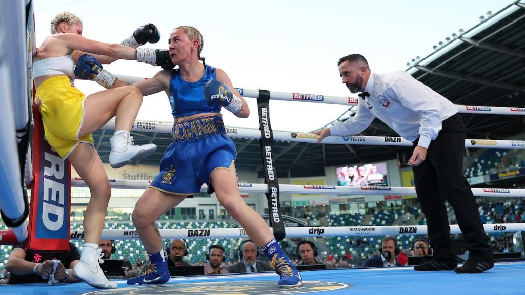 Molly McCann gets KO win in boxing debut Molly McCann gets KO win in boxing debut