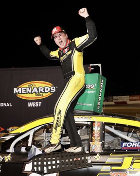 RECAP: Robbie Kennealy Scores an Emotional First ARCA West Victory at All American