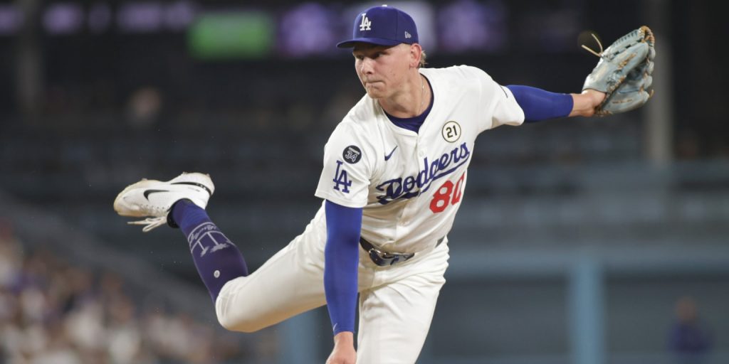 Sheehan's dominance not enough for LA to gain ground on NL's No. 2 seed