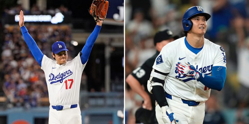 Ohtani twirls 5 no-hit innings — then hits 50th homer Ohtani twirls 5 no-hit innings — then hits 50th homer
