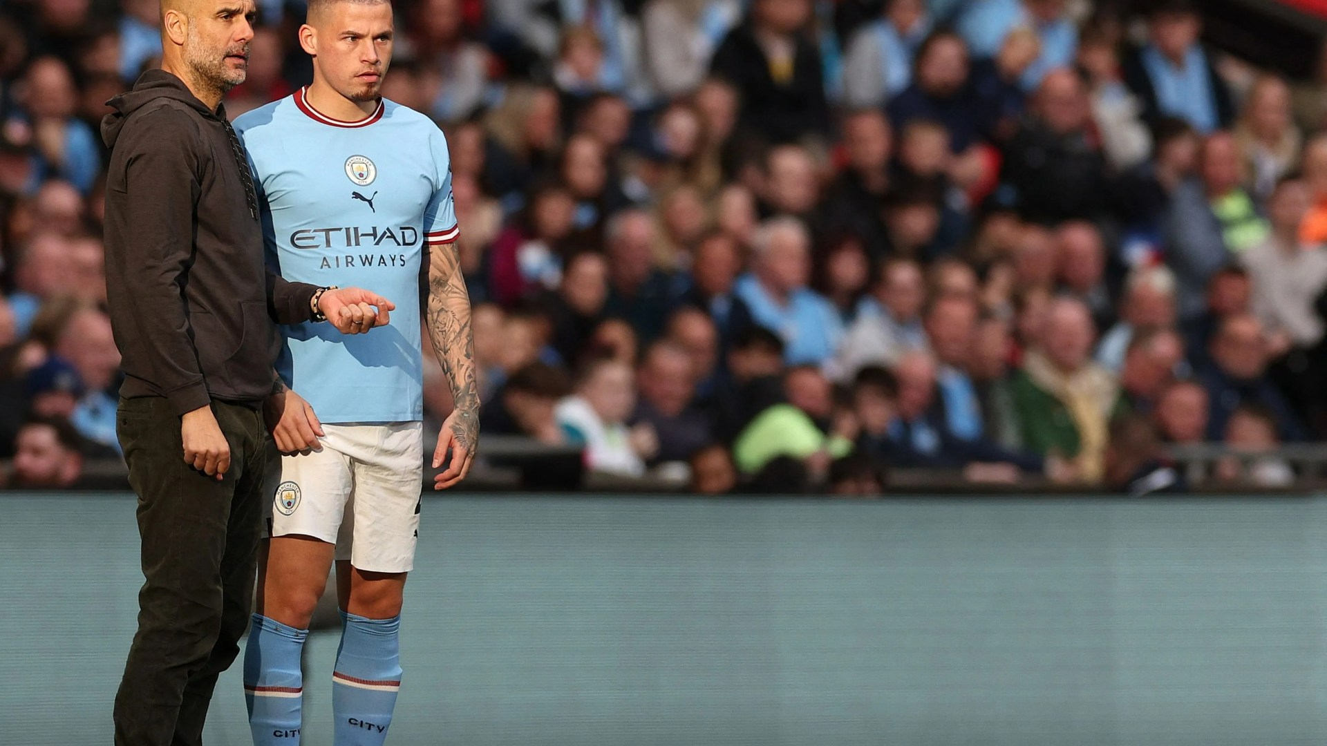 Pep Guardiola apologises to Kalvin Phillips for ‘overweight’ jibe but disputes suggestion from player