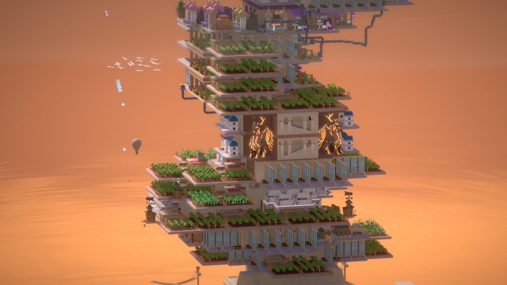 Skyward city builder Stario: Haven Tower floating into early access on September 26, list of current features revealed