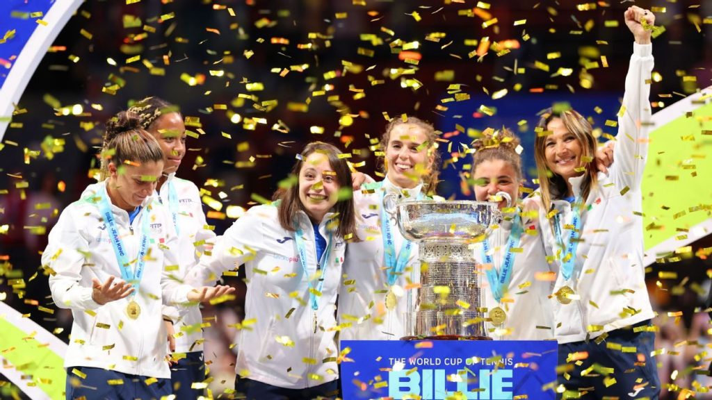 Paolini seals win as Italy retains BJK Cup vs. U.S.