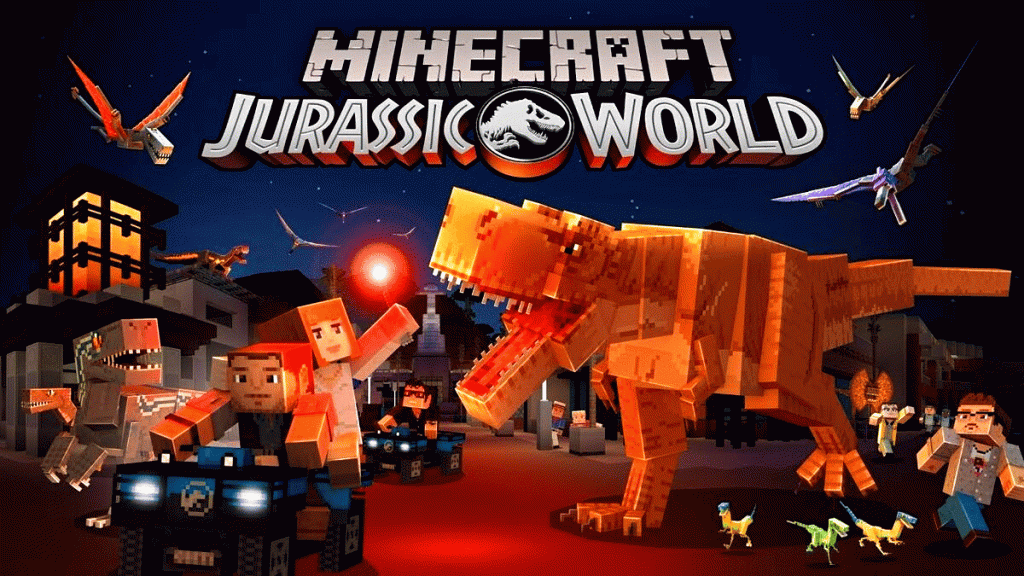 What’s the T-Rex doing in my Minecraft? Jurassic World populates the stone world with dinosaurs