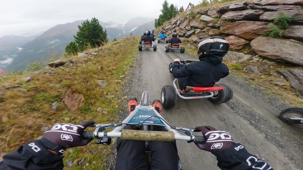 30 Professional Mountain Bikers Go Real Life “Mario Karting” In Austria