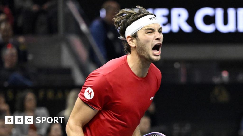 Fritz stuns Alcaraz to turn tide for Team World