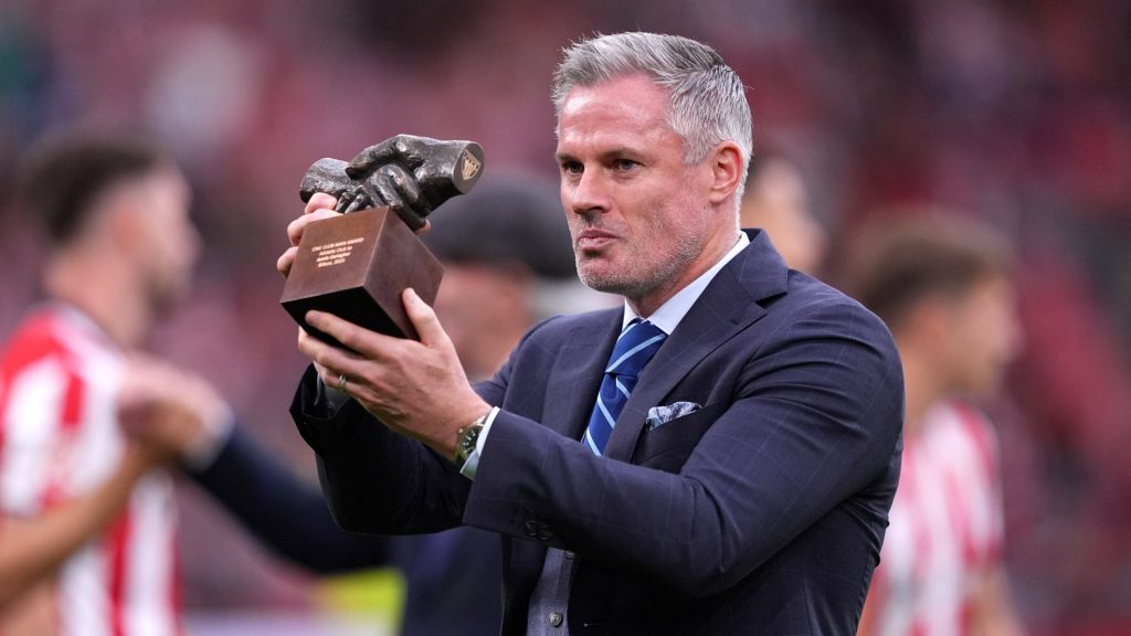 Jamie Carragher presented with rare award only one other English player has received