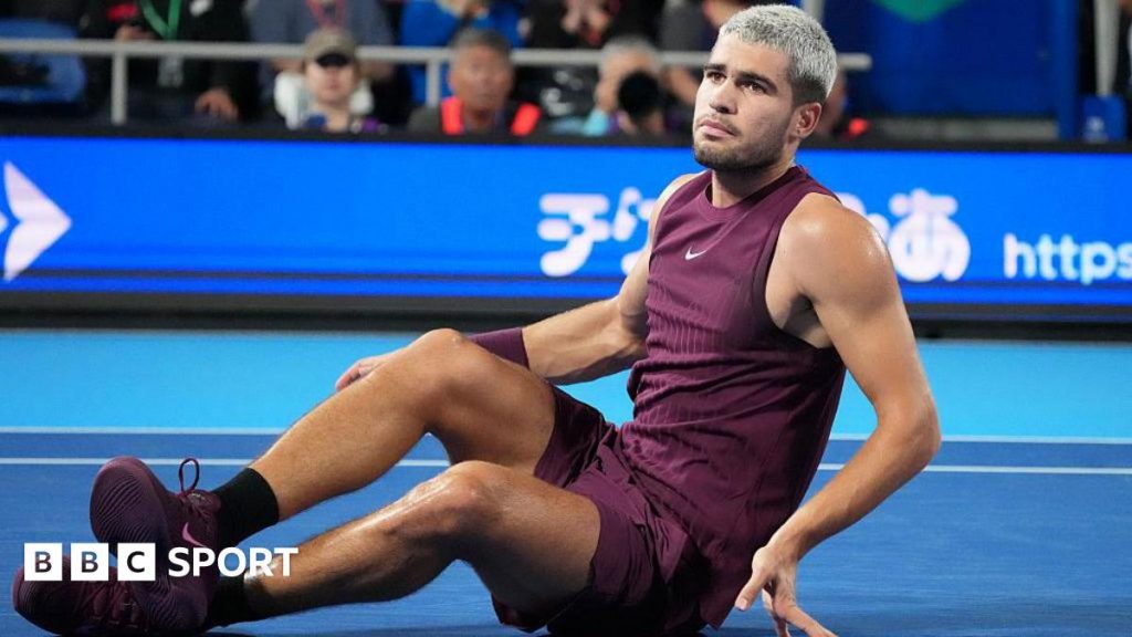 Alcaraz 'scared' after hurting ankle at Japan Open