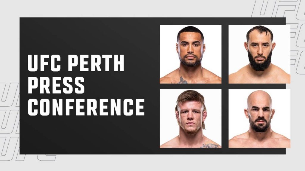 UFC Perth Pre-Fight Press Conference UFC Perth Pre-Fight Press Conference