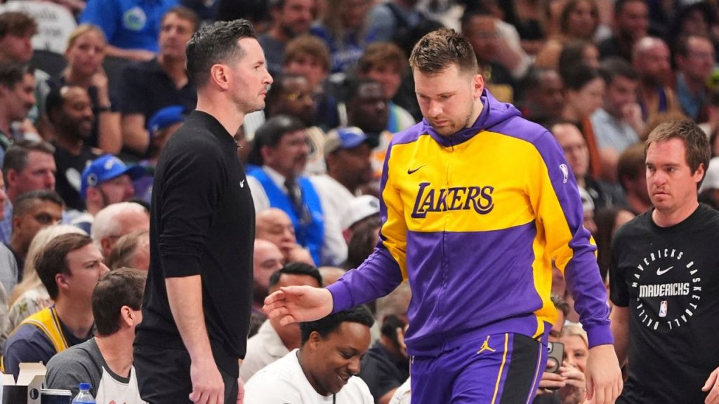 Lakers extend coach JJ Redick before full season of James-Doncic pairing