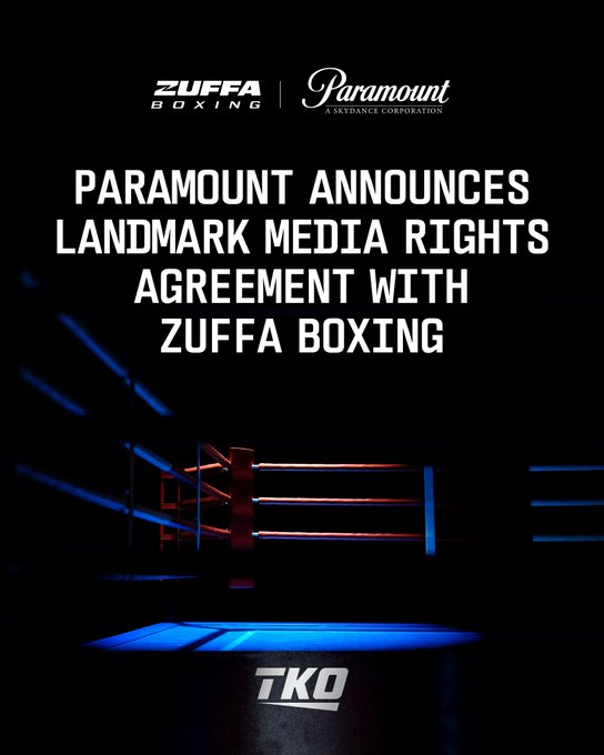 Dana White’s ZUFFA Boxing Inks Significant Deal With Paramount Plus