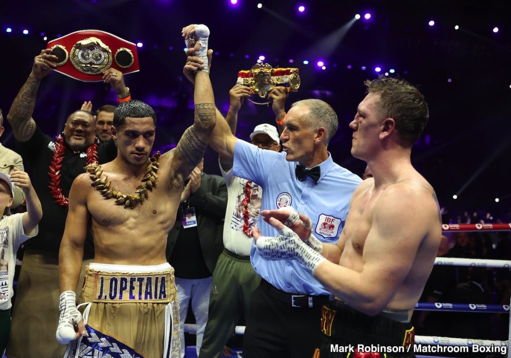 Fans Frustrated as Jai Opetaia Faces 40-Year-Old Mandatory Huseyin Cinkara on December 6 in Gold Coast Defense