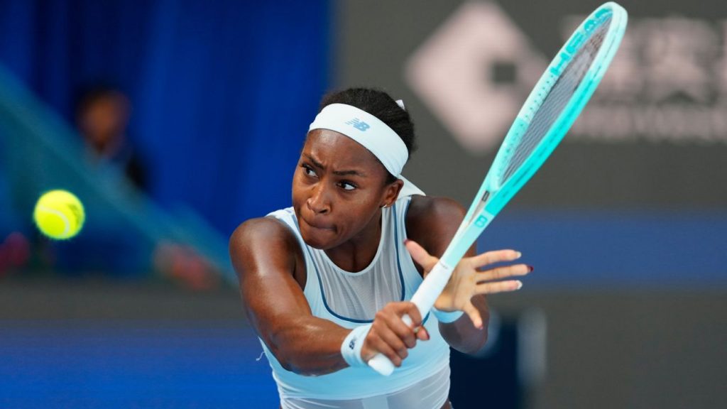 Gauff beats hard-hitting Lys to reach China semis