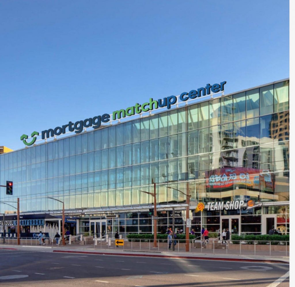 Suns, Mercury arena renamed Mortgage Matchup Center in 5 million deal Suns, Mercury arena renamed Mortgage Matchup Center in 5 million deal