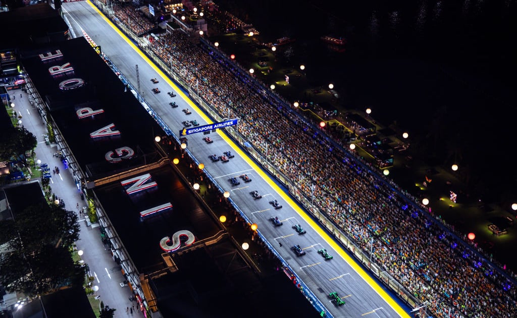 Lapping Singapore with Pierre Gasly Lapping Singapore with Pierre Gasly