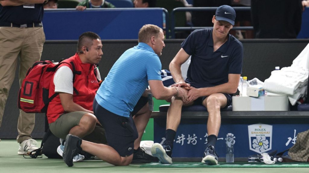 Fritz upset, Sinner retires at Shanghai Masters