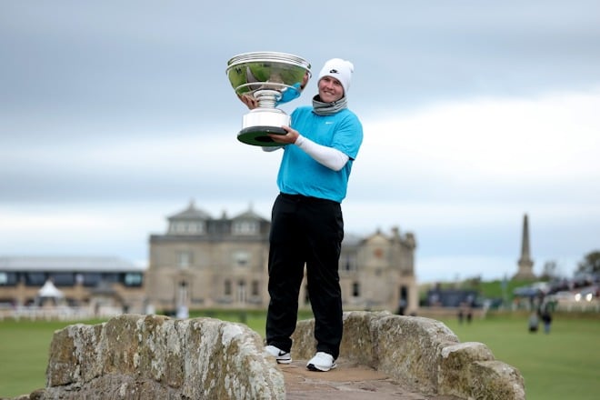 BOB MACINTYRE MAKES HISTORY IN ST ANDREWS BOB MACINTYRE MAKES HISTORY IN ST ANDREWS
