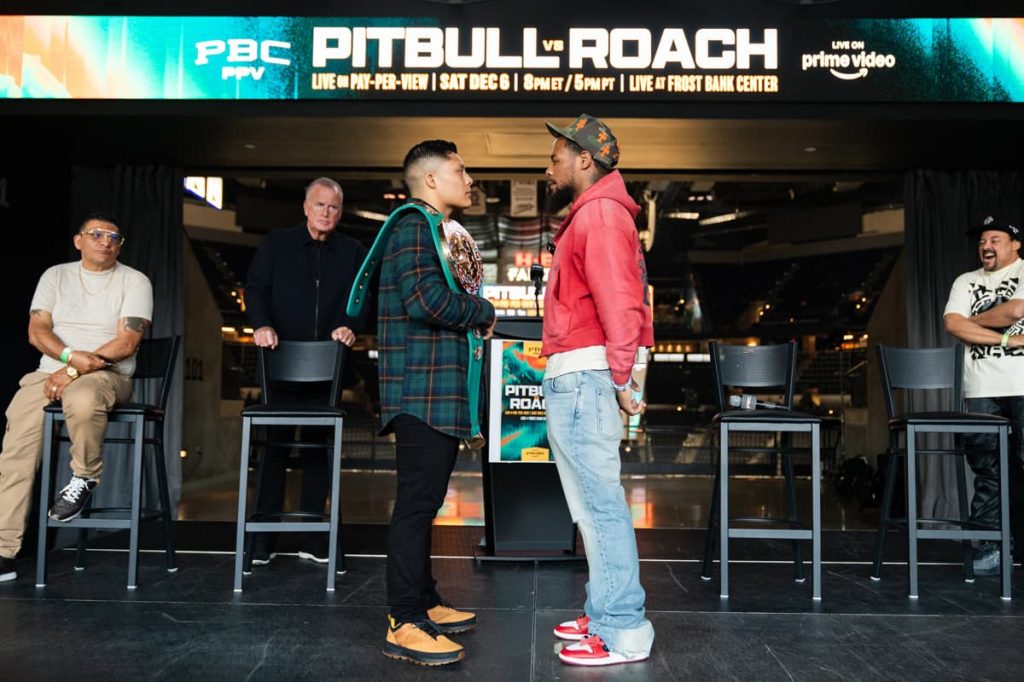 Photos: Isaac Cruz and Lamont Roach face off at launch press conference