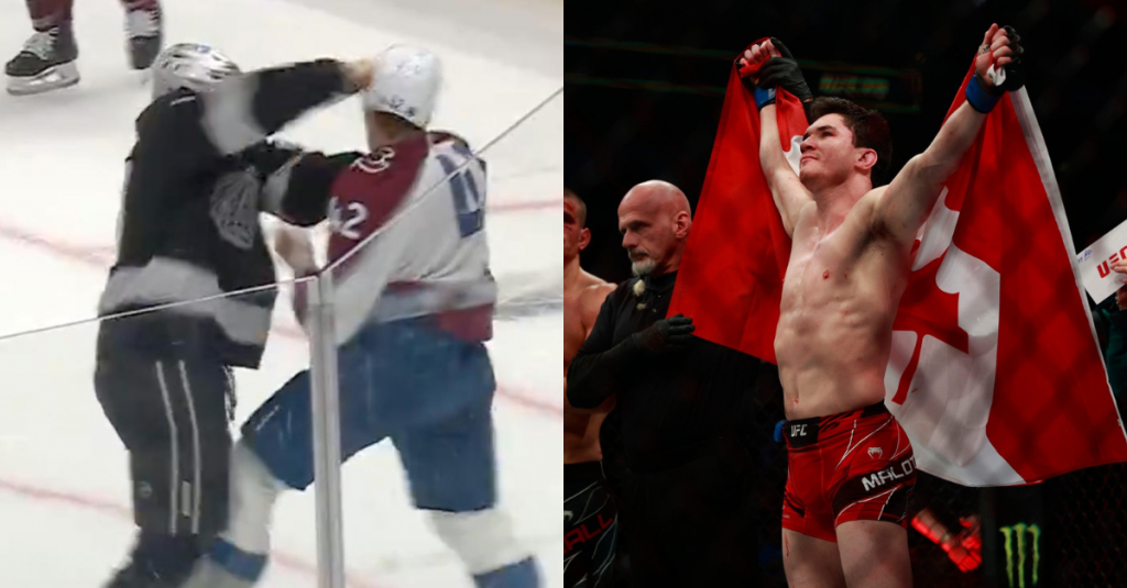 Watch: NHL Player Jeff Malott Fights After Blistering Hit on Teammate –  Brother Mike Malott Set for UFC Vancouver
