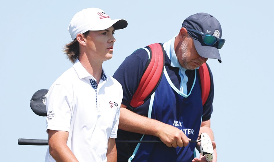 Aussie amateur champ shows the world what he can do