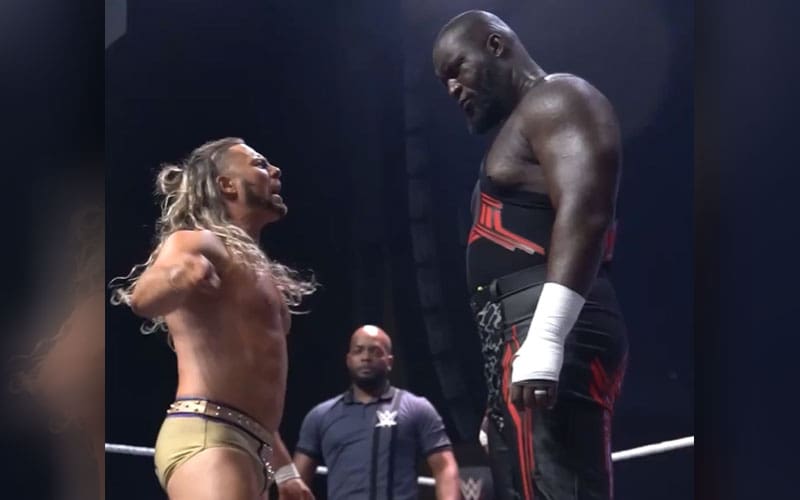 Omos Makes Surprise WWE Return at NXT Live Event Omos Makes Surprise WWE Return at NXT Live Event