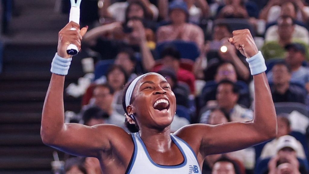 Gauff reels off 4 games vs. Pegula to win Wuhan