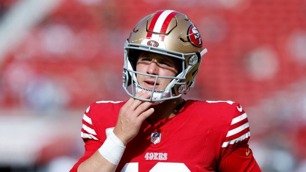 49ers QB Purdy (toe) limited in return to practice