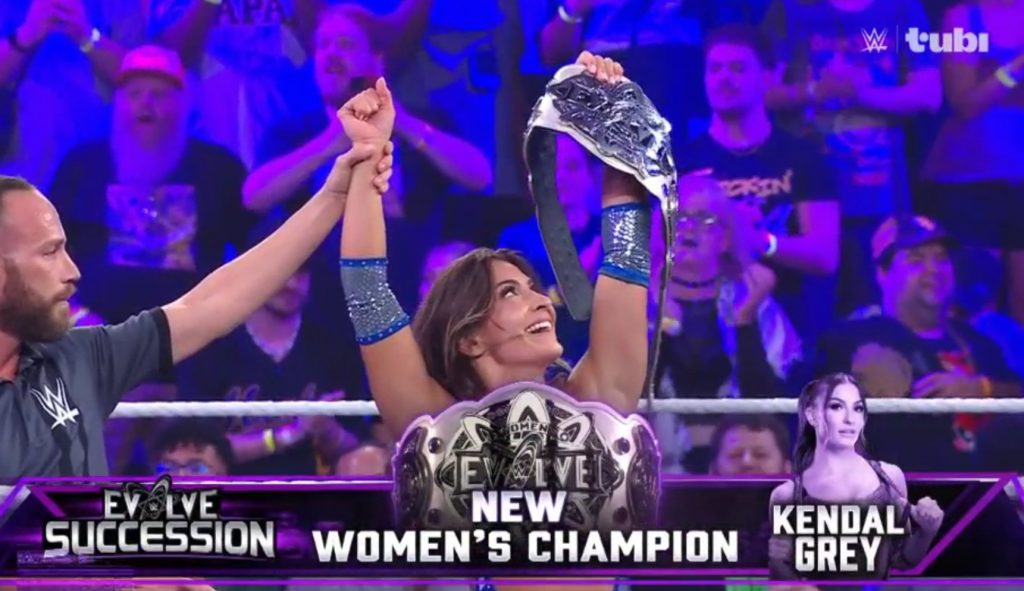 Kendal Grey Takes Down Kali Armstrong To Win Evolve Women’s Title