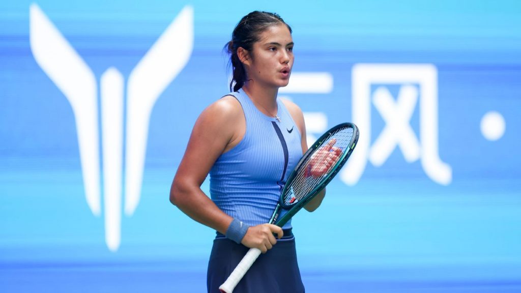 Raducanu struggles with back, ousted in China