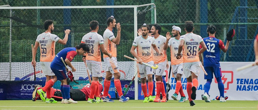 India: 
       India Progress to the Final of the Sultan of Johor Cup 2025 After Win Against Malaysia