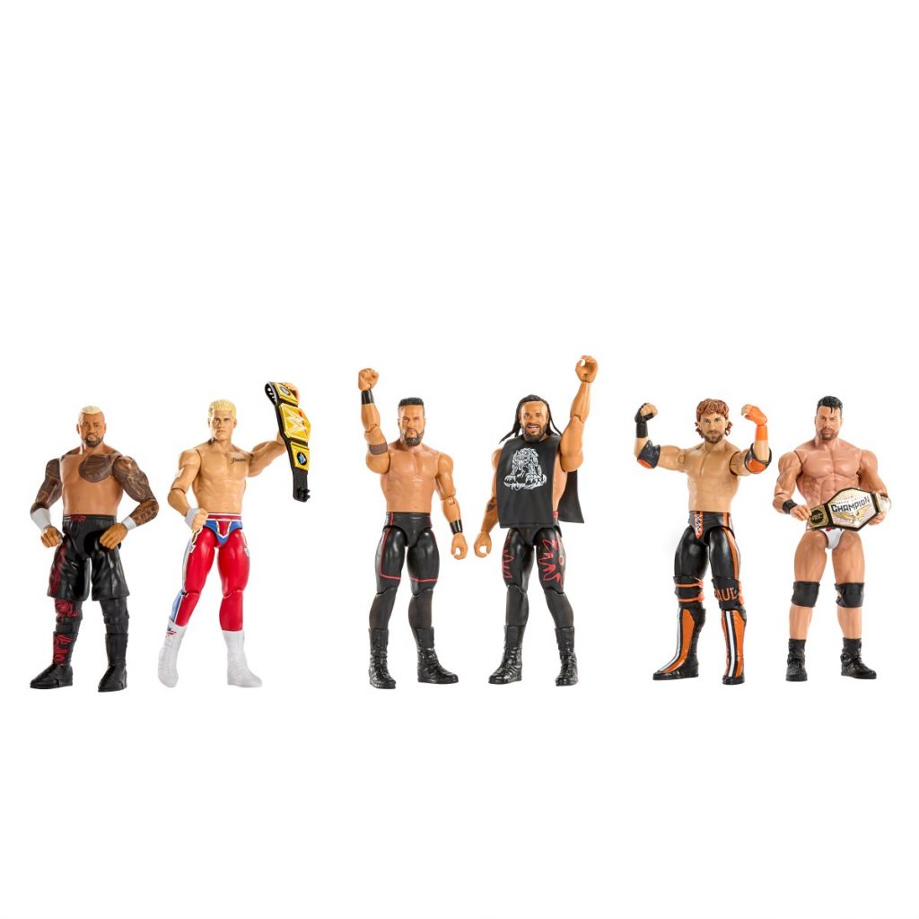 Pre-Order Alert: WWE Main Event Showdown Cody Rhodes & Solo Sikoa; Logan Paul & LA Knight