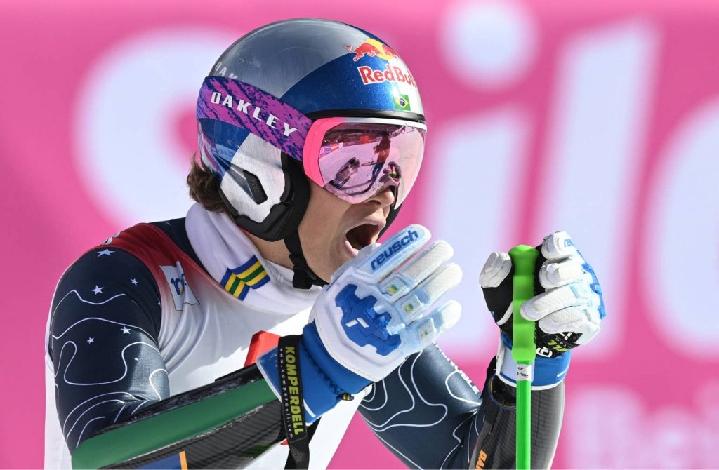 Watch: Skier Lucas Braathen Dodges an Unexpected Obstacle Like a True Olympian