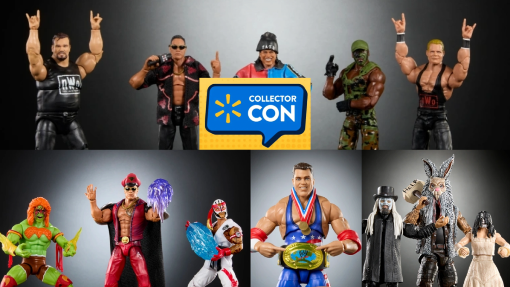 Walmart Collector Con Live: WWE x Street Fighter, Monday Night War, Kurt Angle & Wyatt Sicks