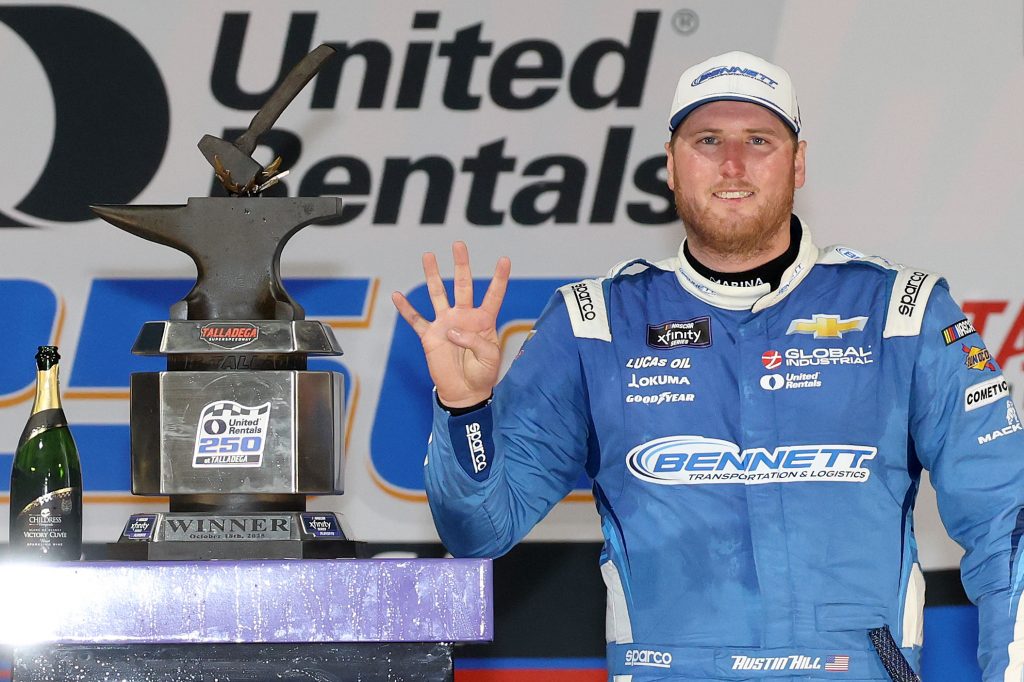 RECAP: Austin Hil Snags Another NASCAR Xfinity Series Win at Talladega