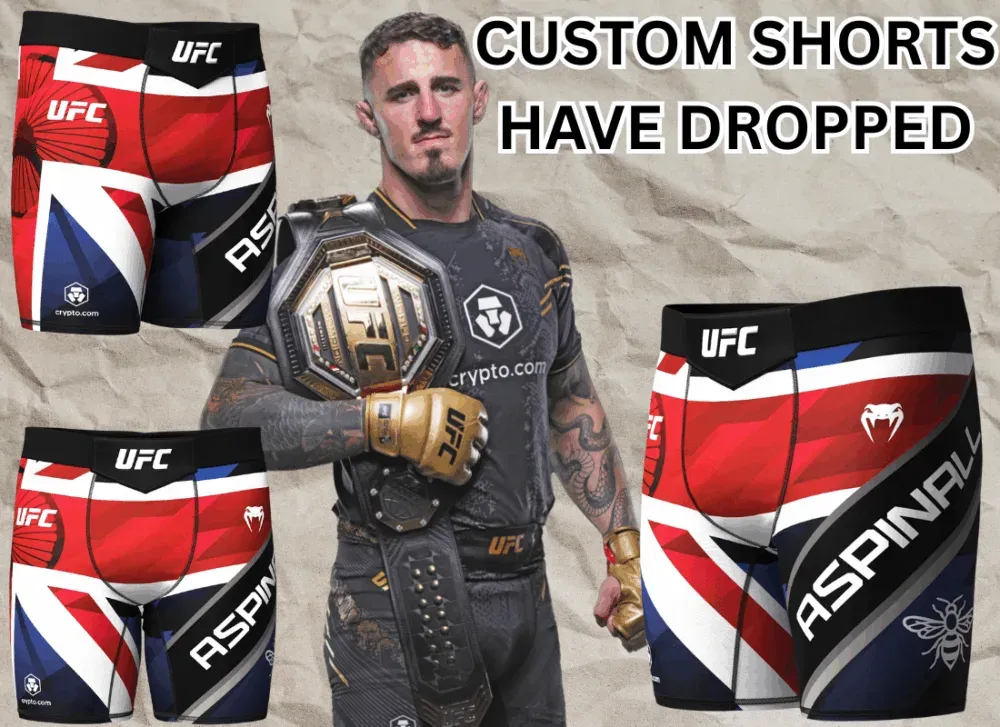 Tom Aspinall’s Custom Shorts for UFC 321 Released