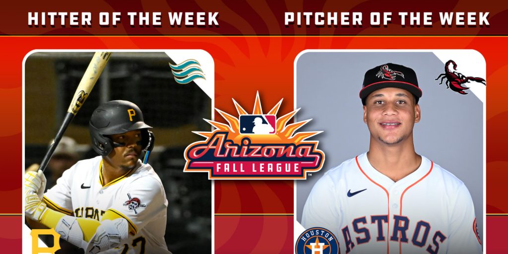 Red-hot Valdez named Arizona Fall League Hitter of the Week