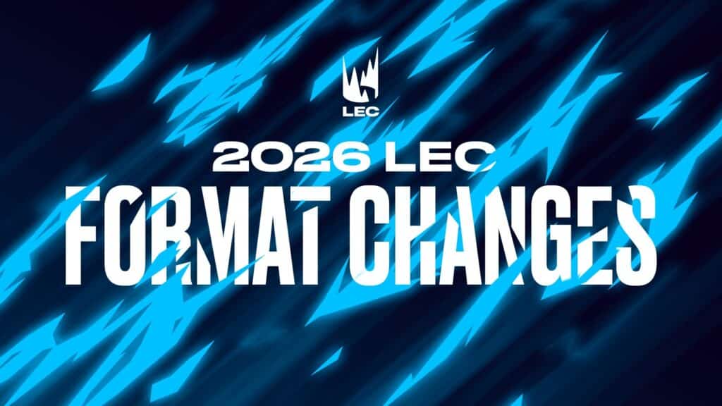 LEC confirms major format changes for 2026 LEC confirms major format changes for 2026