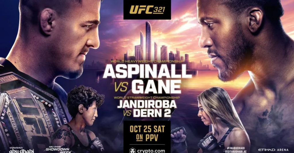 UFC 321 Live Stream and TV Guide: Aspinall vs Gane UK Time and Fight Card