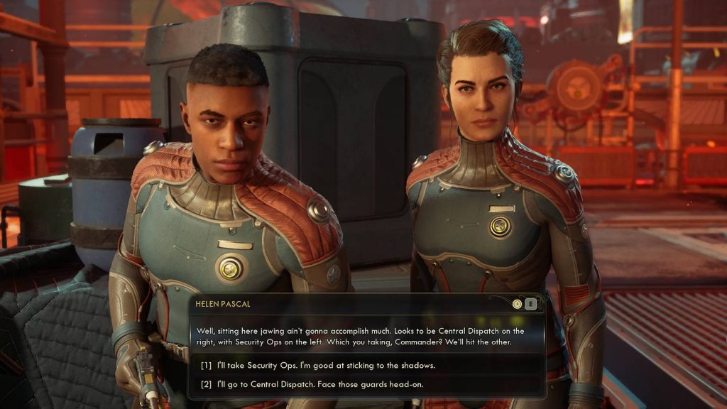 Outer Worlds 2: Go through Security Ops or Central Dispatch? Outer Worlds 2: Go through Security Ops or Central Dispatch?