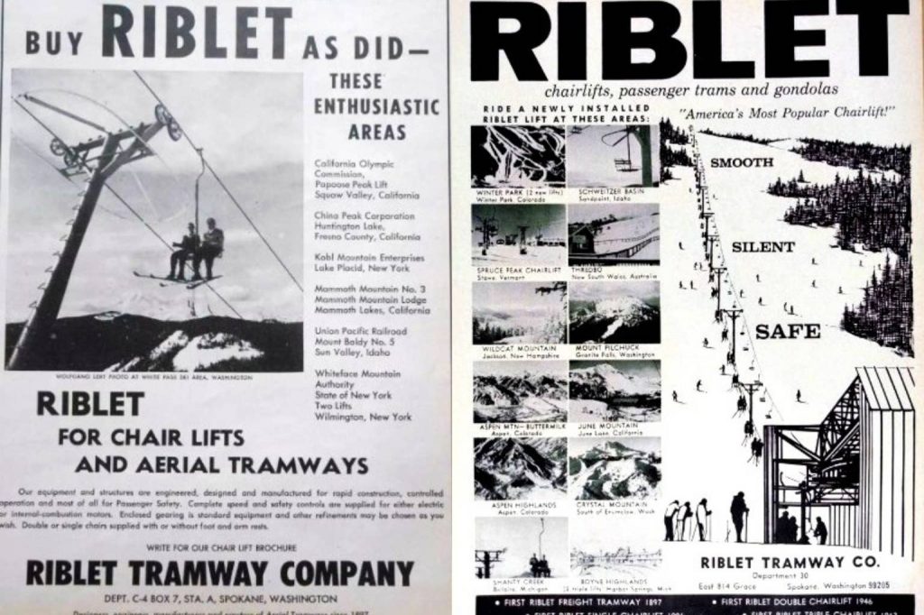 What Happened To The Riblet Double Chairlift?Vintage Ad Surfaces for "America’s Most Popular Chairlift!” What Happened To The Riblet Double Chairlift?Vintage Ad Surfaces for "America’s Most Popular Chairlift!”