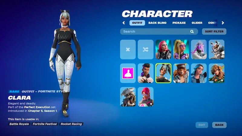 Clara – New Fortnite Skin for C5 S2 Starter Pack