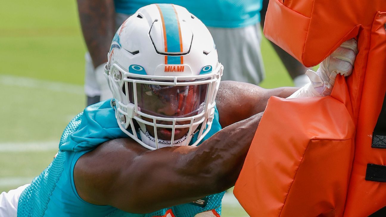Fins clearing cap space by cutting Howard, Ogbah