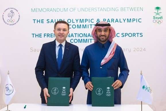 Asia: 
Saudi and French Olympic Committees sign MOU to strengthen sporting ties