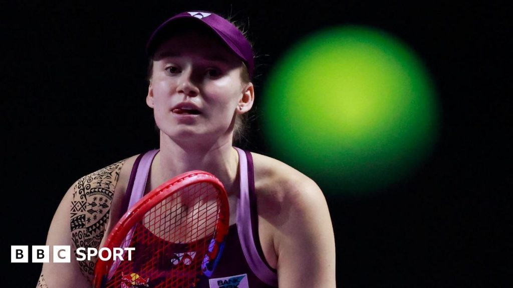 Rybakina completes clean sweep in WTA Finals group