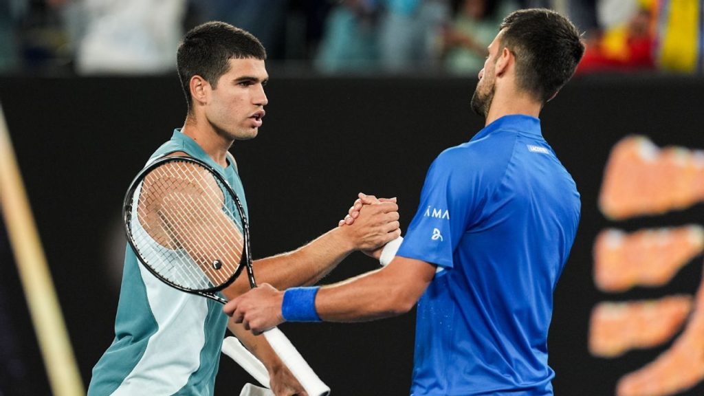 Alcaraz grouped with Djokovic for ATP Finals Alcaraz grouped with Djokovic for ATP Finals