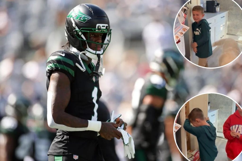 Sauce Gardner delivers heartwarming gifts to young Jets fans devastated by Colts trade