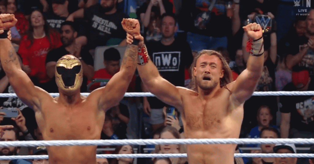 Fraxiom Responds To Corey Graves’ Backstreet Boys Diss On WWE SmackDown Fraxiom Responds To Corey Graves’ Backstreet Boys Diss On WWE SmackDown