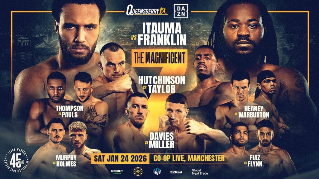Itauma Vs. Franklin Will Top January 24 ‘Magnificent Seven’ Card In Manchester